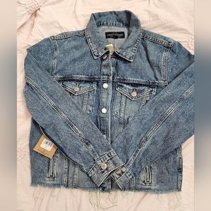 Lucky Brand Tomboy Trucker Jean Jacket Large